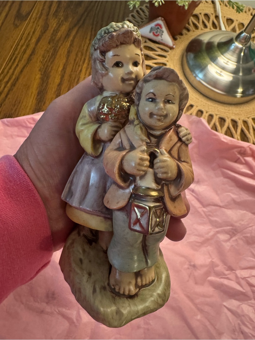 Vintage handmade nativity piece